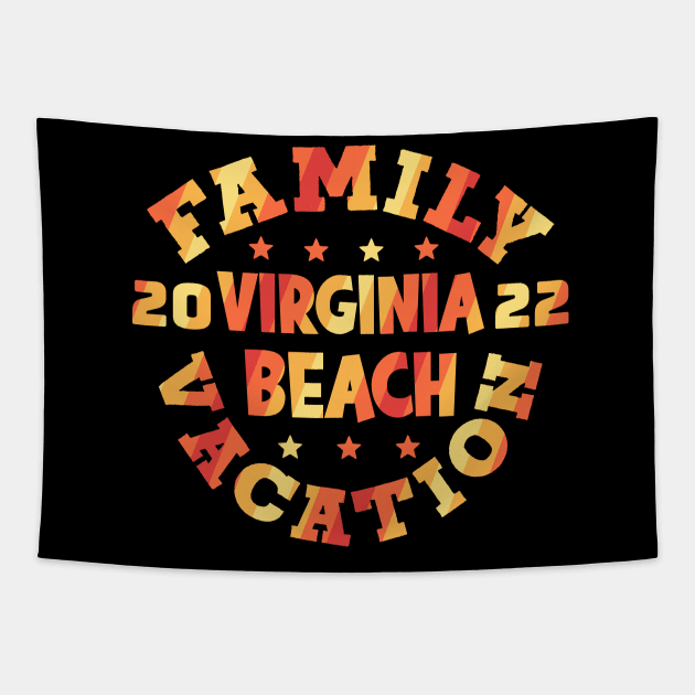 Virginia Beach 2022 Tapestry by colorsplash