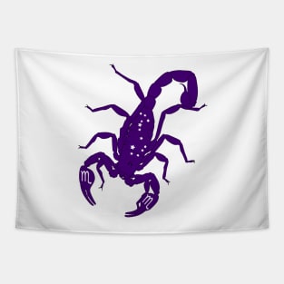 Scorpio (Royal Purple) Tapestry