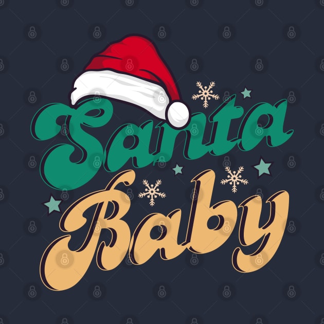 Santa baby hat cute by JDVNart