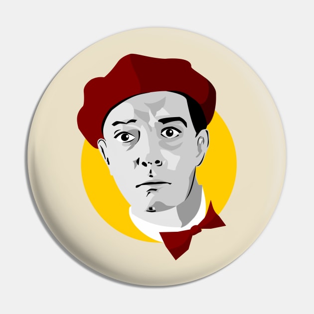 Colored Buster Keaton Pin by Astaire