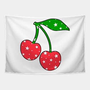 Starry Cherry Tapestry