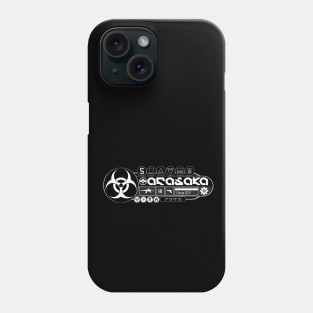 Cyberpunk  - Arasaka Corporation アラサカ社 black & white Phone Case