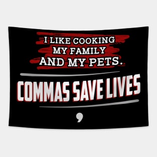 I like cooking my family and my pets Tapestry