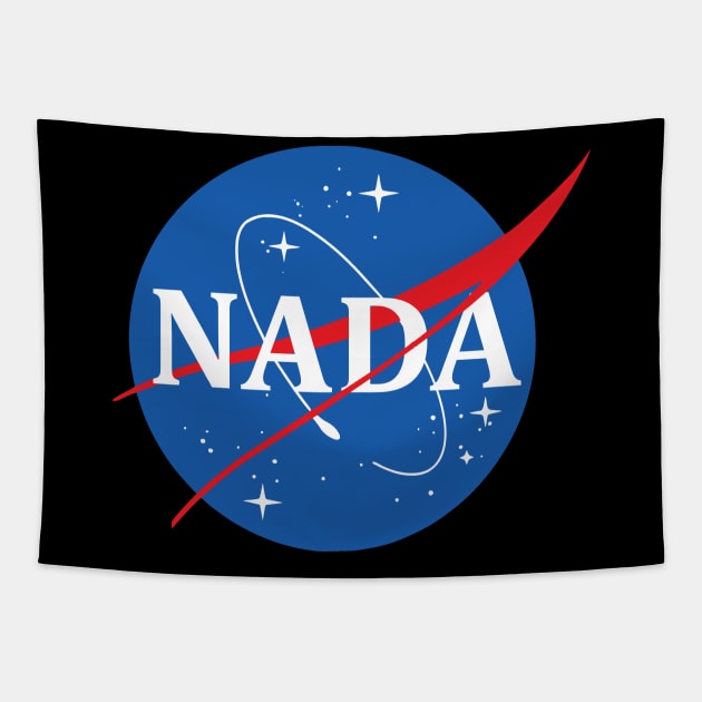 Nasa Logo Nada Tapestry by Nerd_art