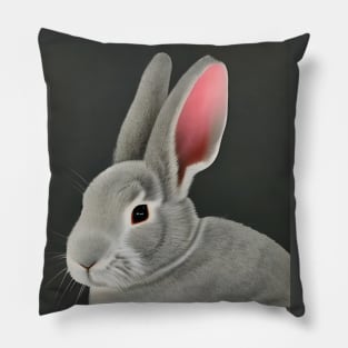 Rabbit Painting Pillow