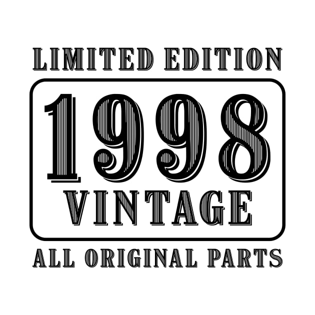 All original parts vintage 1998 limited edition birthday by colorsplash