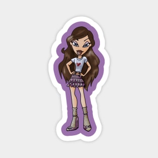 Kid girl pretty sassy look Kids & Teens Magnet