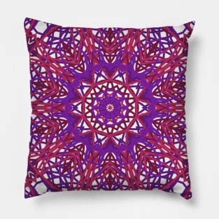 Kaleidoscope 452 by Kristalin Davis Pillow