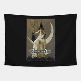 Bad Mood Moon Tapestry