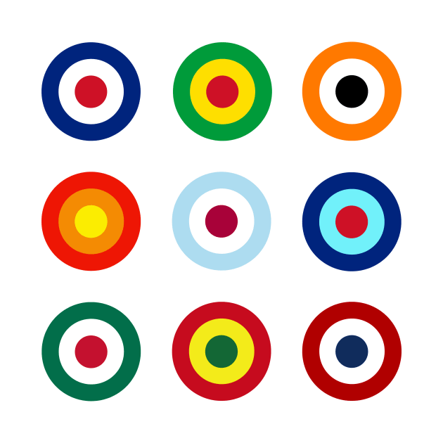 Roundel Target Pattern by JJW Clothing