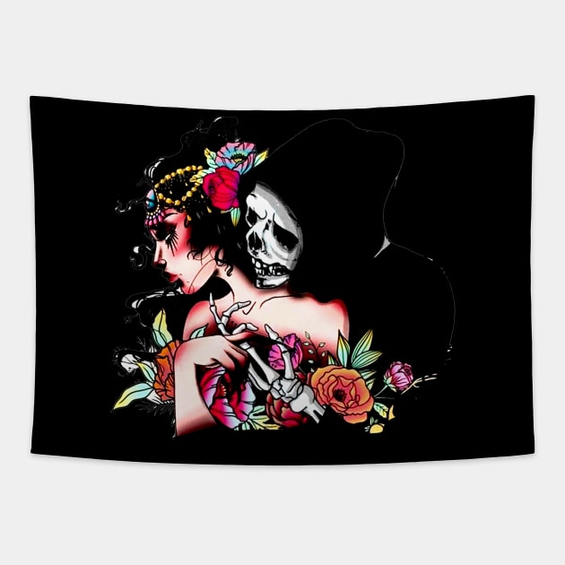 bloody hug Tapestry by RboRB