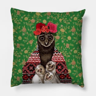 Owl Mother Pillow