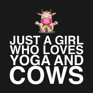 Cowgirl Yoga Yogi Girl Farm Lovers T-Shirt