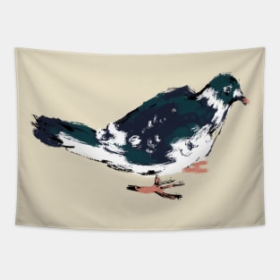 Friendly NYC Pigeon Tapestry