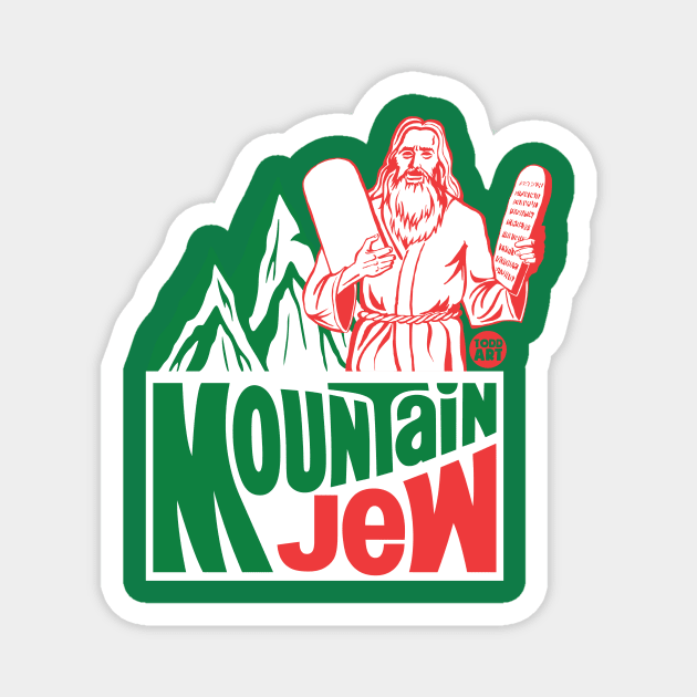 MOUNTAIN JEW Magnet by toddgoldmanart