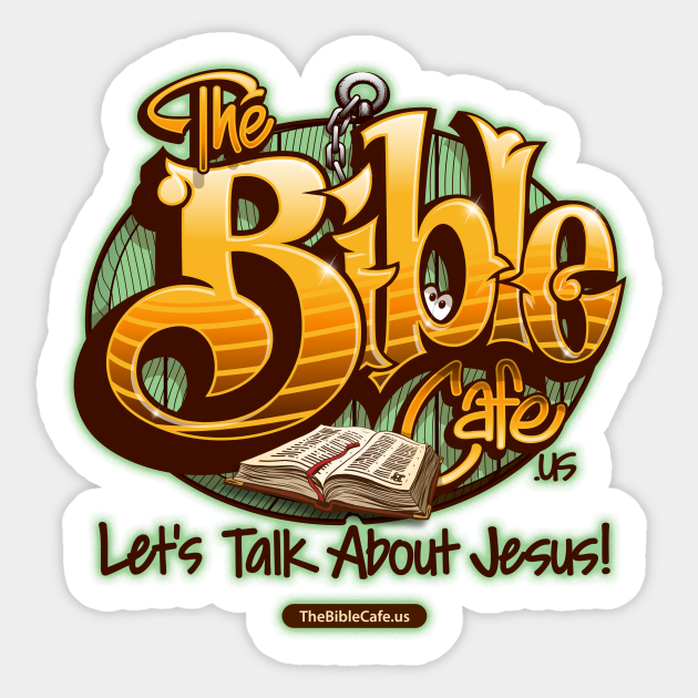 Tbc Logo Dk Kolor Art The Bible Cafe Sticker Teepublic