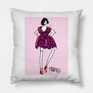 Butterfly Girl Pillow