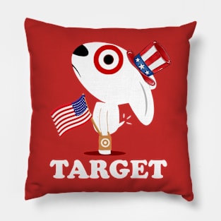 American Flag Bullseye Team Member Pillow