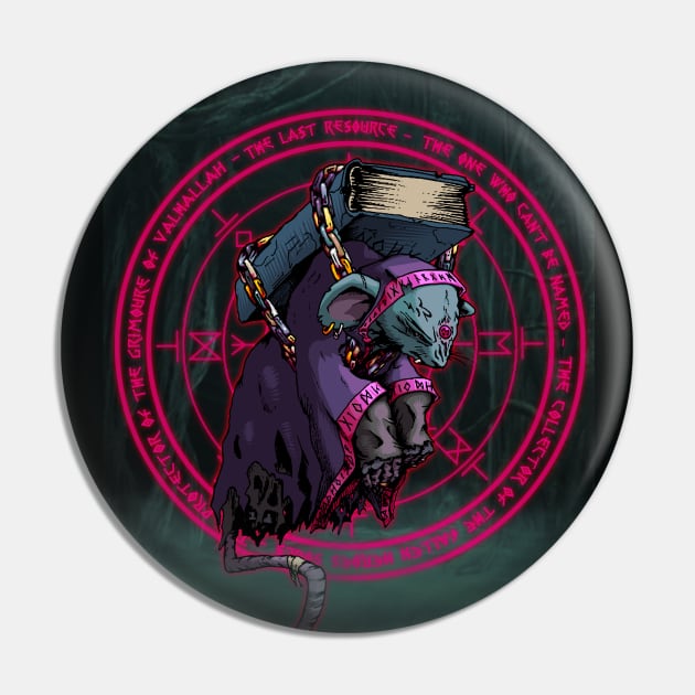 Valhallah Rat Pin by Oniryah