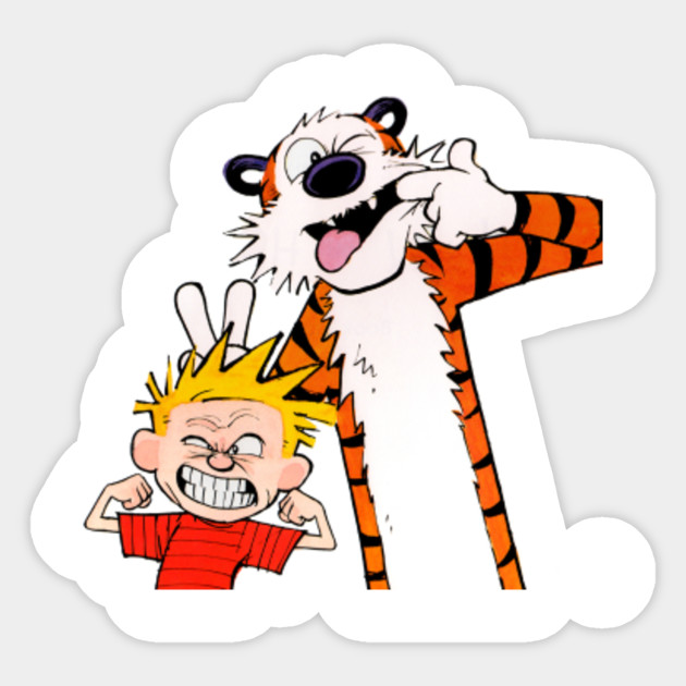 Calvin And Hobbes Calvin And Hobbes Sticker Teepublic