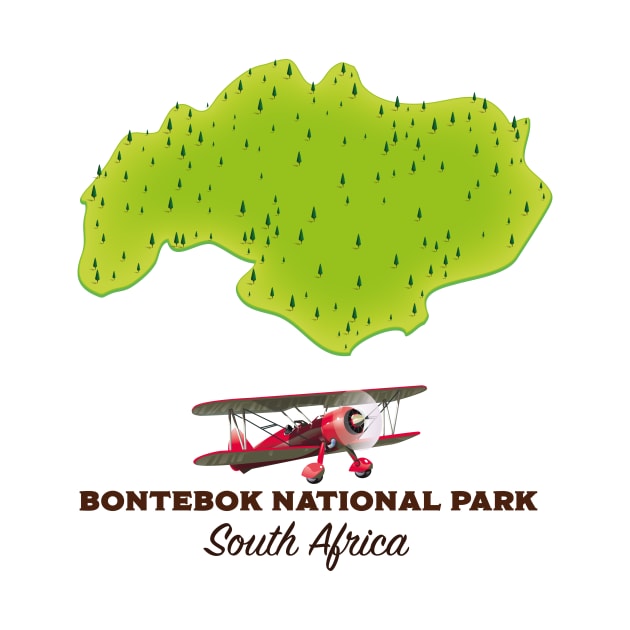 Bontebok National Park South Africa map by nickemporium1