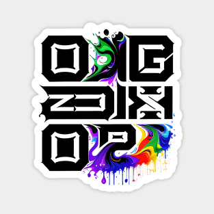 QR code art design Magnet