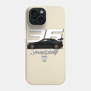 E36 M3 Rocket Bunny (Black) [ OSY Graphics ] Phone Case