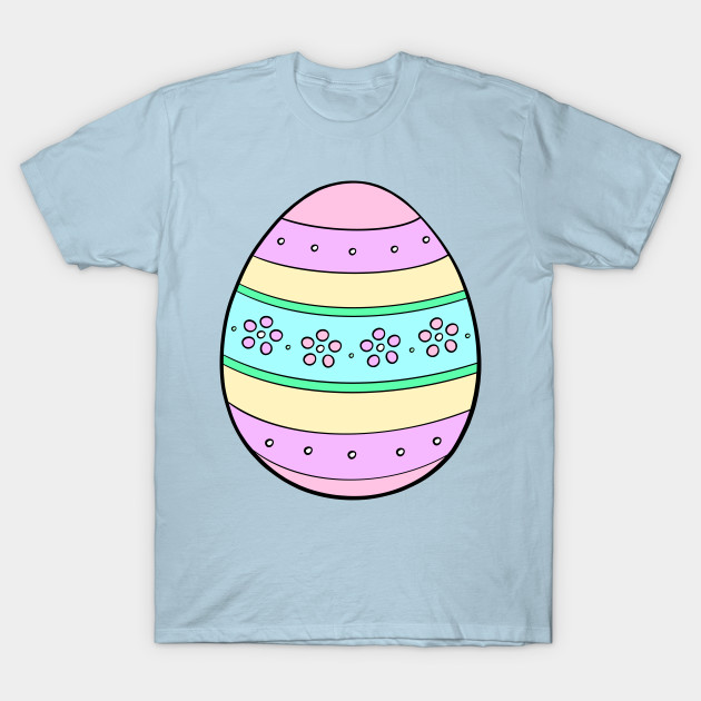 Disover Pastel Floral Easter Egg - Easter Egg - T-Shirt