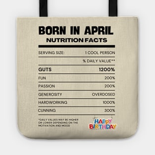 Born in april Tote