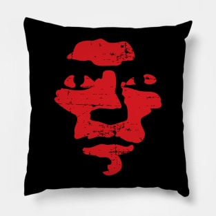 Ancient Red Tribal Mask Pillow