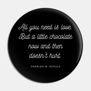 All you need is chocolate Pin