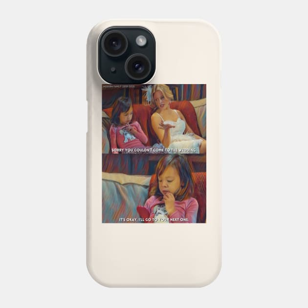 Wedding | Modern Family (2009-2020) TV Series Digital Fan Art Phone Case by Sentiment et al.