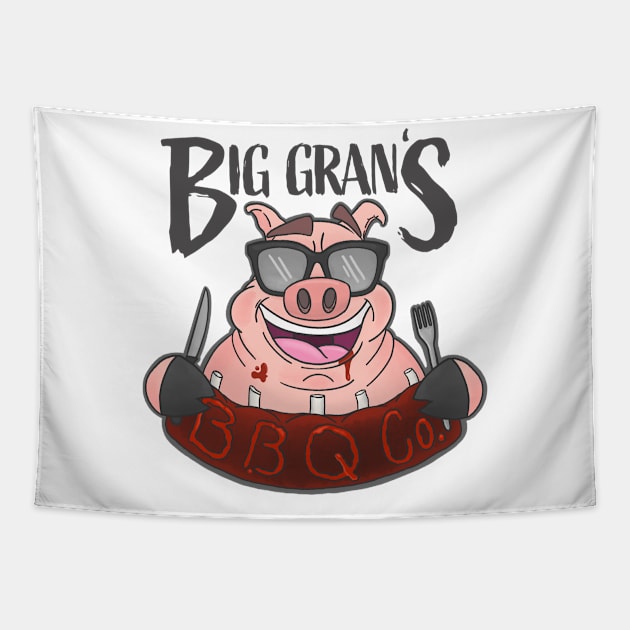 Big Gran's BBQ Co. Tapestry by EDeChellis25