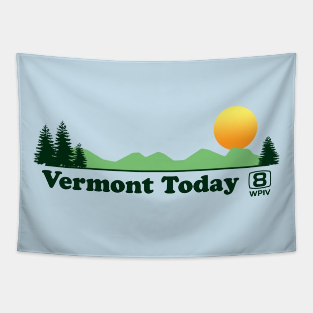 Vermont Today Tapestry by GloopTrekker