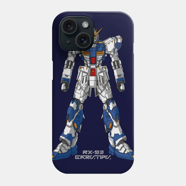 Gundam NU Simple Version Phone Case by garistipis