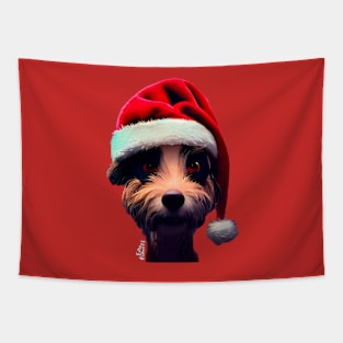 Christmas Funny dog Tapestry