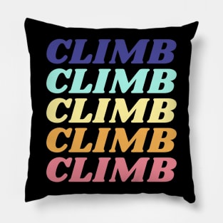 Climbing the Climb Pillow