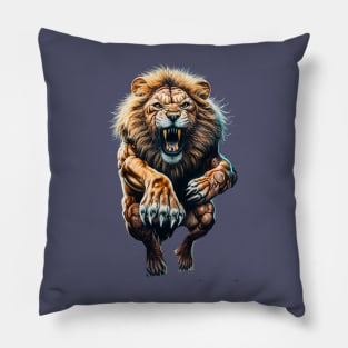 Ferocious Lion Pillow