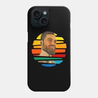 Retro Gigachad Meme Phone Case