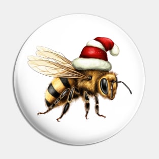 Vintage Christmas Bee Pin