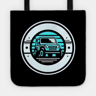 Jeep Wrangler Baby Blue Tote