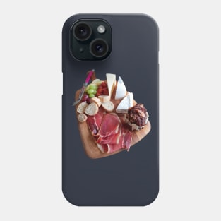 Food Cheese Fruit and Meat Platter Photo Phone Case