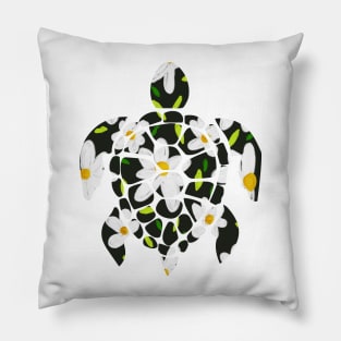 Flower Sea Turtle Pillow