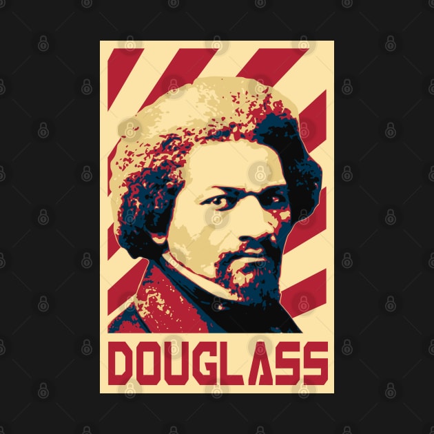 Frederick Douglass Retro Propaganda by Nerd_art