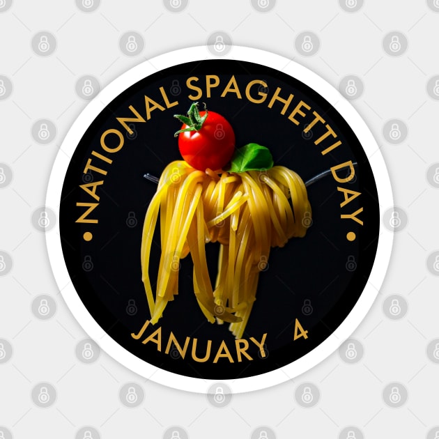 National Spaghetti Day Magnet by HolidayBug