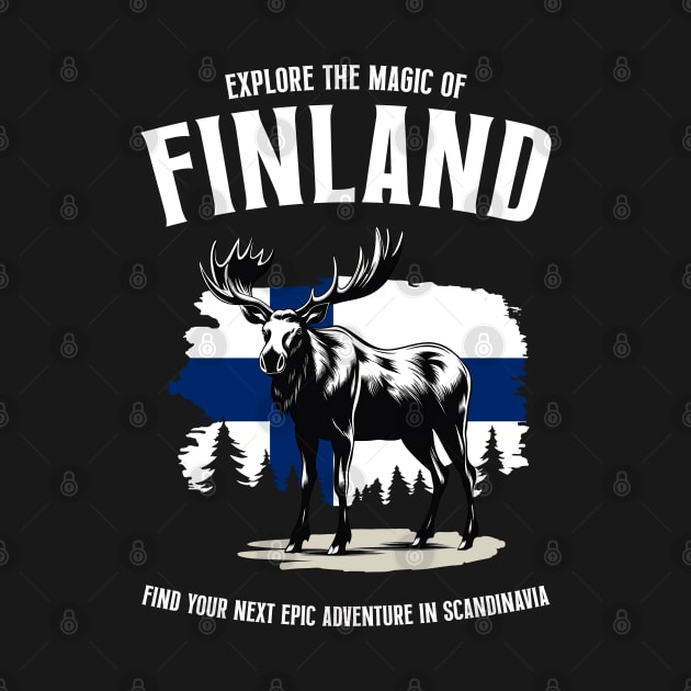 Explore The Magic Of Finland by Infinitee Shirts