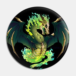 Halloween Bone Dragon Pin