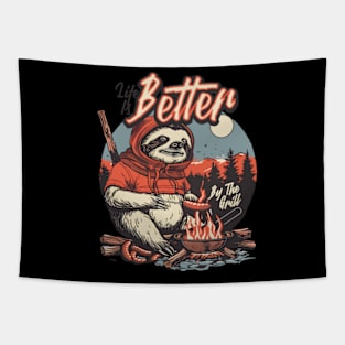 Life is Better By The Grill Tapestry