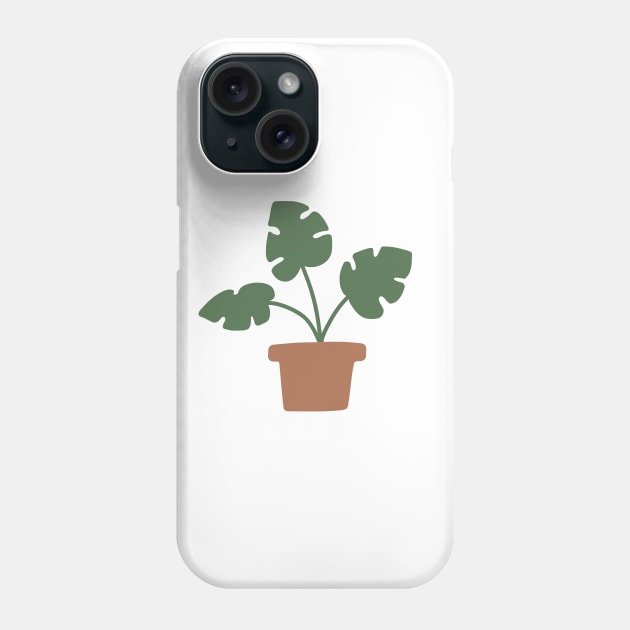 Minimal Houseplant Phone Case by Ashleigh Green Studios