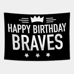 Happy birthday braves Tapestry